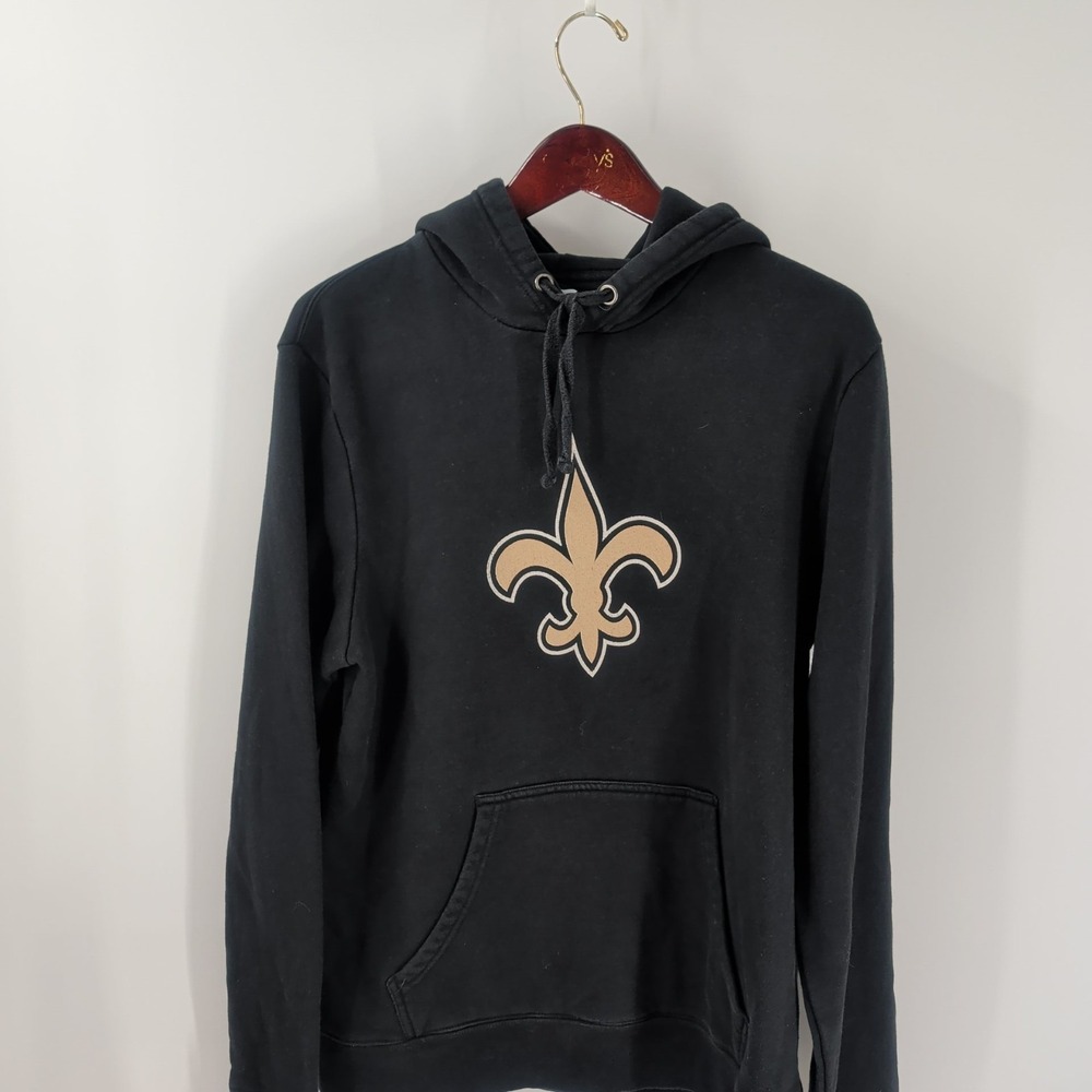 New Orleans Saints Wil Lutz #3 Fanatics Mens Black Graphic Pullover‎ Hoodie L